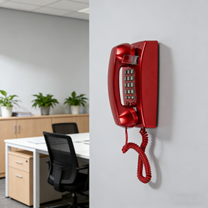 <span class=keywords><strong>Téléphone</strong></span> <span class=keywords><strong>fixe</strong></span> <span class=keywords><strong>Bluetooth</strong></span> rétro avec fonction mains libres pour les systèmes Android et iOS, fonction d'assistant vocal - Product Image 4