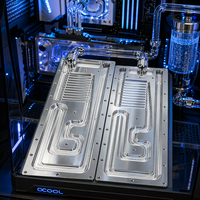 Plaque de refroidissement liquide à microcanaux CNC 6061 Al sur mesure pour le refroidissement des puces GPU des serveurs IA H100 GB200