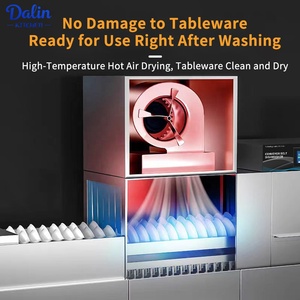 Fully Automatic Free <b>Standing</b> Large Flight Type Dishwasher Conveyor Machine Catering Hotels Kitchen Equipment DL-P260-6 Commerci - Product Image 6