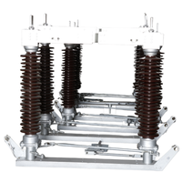 Sectionneur haute tension extérieur de type V série GW5, interrupteur d'isolement rotatif à double colonne pour sous-station extérieure