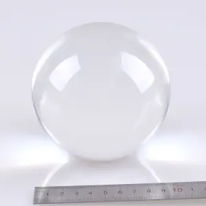 Bola de Cristal Transparente al por Mayor para Grabado Láser Personalizado y Embalaje Seguro <span class=keywords><strong>como</strong></span> Recuerdo Corporativo Premium - Product Image 2