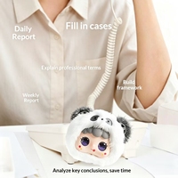 Peluche Intelligente Interactif IA Capybara Lapin Parlant et Raconteur d'Histoires, Pendentif Sac à Dos pour Enfants de 5 à 7 Ans Unisexe