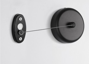 Venta al por mayor plegable Flexible montaje en pared rodillo línea de lavado al aire libre cuerda de acero inoxidable retráctil extensible <span class=keywords><strong>tendedero</strong></span> de Metal - Product Image 2