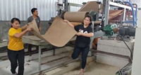 Machines de production de papier carton carton recyclé Machine de fabrication de papier carton duplex