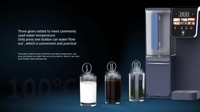 Distributeurs d'eau de bureau haut de gamme à filtration 5 étapes, 100G, sans risque de fuite d'eau, machine de purification d'eau RO autonettoyante