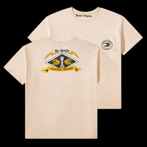 OEM การพิมพ์ผ้าฝ้าย100เปอร์เซ็นต์เสื้อยืดขนาดใหญ่ธรรมดาขนาดใหญ่มีกระเป๋า - Product Image 1