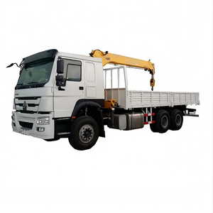 Camión <span class=keywords><strong>de</strong></span> Carga Sinotruk 6x4 <span class=keywords><strong>de</strong></span> Alta Capacidad con Grúa Montada <span class=keywords><strong>en</strong></span> la Plataforma para Transferencia <span class=keywords><strong>de</strong></span> Mercancías - Product Image 2