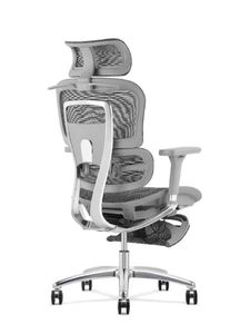 Chaise de patron de bureau de relaxation ergonomique à dossier haut rembourrée confortable avec repose-pieds - Product Image 6