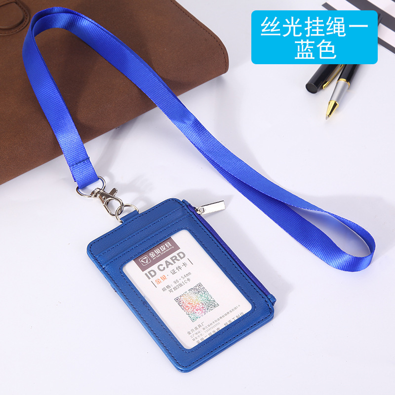 Lanyard bleu + mercerisé