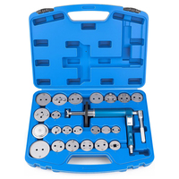 Kit d'outils de compression de frein à disque pneumatique 23 pièces |   Outil de rétrofriction du piston de frein à air avec 22 adaptateurs
