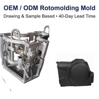 Moule de rotomoulage en aluminium personnalisé OEM ODM, moule rotatif A356, usinage CNC des pneus, directement de l'usine