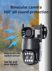 4K 8X Optical Zoom Outdoor Hd Dual Lens Wifi&amp;4g 2 <strong>in</strong> 1 <strong>Wireless</strong> <strong>Network</strong> Camera Auto Tracking Smart Home Security Cctv Ip Camera - Product Image 3