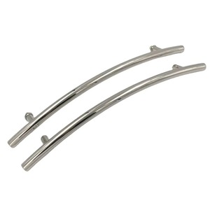 Manija de puerta tipo C de acero inoxidable curvada y redondeada de 800 mm, de doble cara, de alta resistencia, para entrada principal de vidrio - Product Image 4