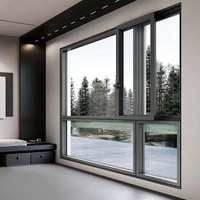 Puertas y Ventanas de Aluminio Premium: Ventana Corredera de Aluminio con Doble Acristalamiento Insonorizado Personalizada para Residencias de Lujo