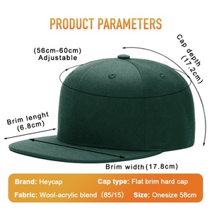 Yeni Moda Tarzı 6 Panel Özel Nakış Logolu Klasik Snapback Şapkalar Trend Düz Siperli Şapka Ayarlanabilir Hip-hop Şapka Erkek Unisex - Product Image 2