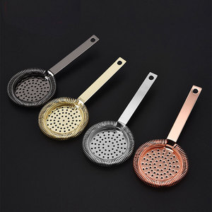 Thanh cổ điển Hawthorne Lọc SUS 304 thép không gỉ bartender Cocktail trộn công cụ rượu vang Ice lọc lọc - Product Image 1