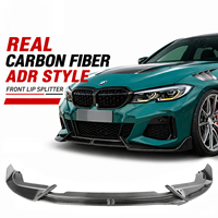 Lame de pare-chocs avant en fibre de carbone sèche pour BMW Série 3 320i 325i 330i M340i G20 M Sport 2019-2022