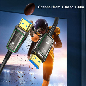 Cable de Fibra Óptica HDTV 2.1 con Revestimiento de PVC, AOC 8K 48Gbps, Óptico Activo Macho a Macho, HDR, Sincronización de Audio y Video, 10m, Plug and <span class=keywords><strong>Play</strong></span> - Product Image 5