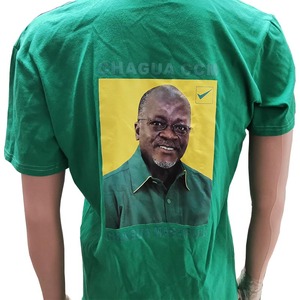 Nhà Máy Trực Tiếp Tanzania Bỏ Phiếu Chiến Dịch T-Shirt 100% Polyester T-Shirt Ngắn Chiều Dài Camisetas Cho Quảng Cáo Và Bỏ Phiếu Chiến Dịch - Product Image 3