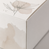 Boîte d'emballage cosmétique personnalisée avec gaufrage et laminage mat, boîtes rigides doublées d'éponge pour les produits de soin de la peau et de beauté