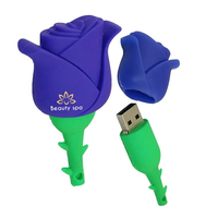 Gitra Flashdisk bunga USB 2.0, Flash Pen drive 2GB 4GB 8GB ROM 32GB 128GB 16GB 64GB stik memori tanaman