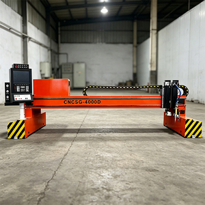 Découpeuse CNC à plasma et à flamme sur <span class=keywords><strong>portique</strong></span> robuste sur mesure pour la découpe et l'agencement de tôles métalliques grand format - Product Image 3