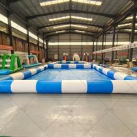 Piscine gonflable portable en PVC sur mesure - Utilisation intérieure/extérieure durable, protection UV pour la famille et les enfants, capacité 500 kg, résistante aux flammes