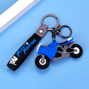 Llavero de Motocicleta Creativo y Genial, Colgante de Niño de Goma para Mochila Escolar y Regalo de Joyería, Venta al por Mayor - Product Image 6