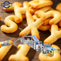 Ligne de production automatique de biscuits à haute capacité de production, machines multifonctions pour la fabrication de biscuits et de cookies moelleux