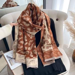 ファッションデザインショートタッセル付き最新カシミアスカーフ180 * 70cmラージウォームオータム厚手ウォームカシミアフィールスカーフウィンターショール - Product Image 4