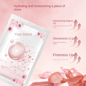 OEM masque de rosée rose pure huile de fruit hydratant essence patch contrôle de l'huile crème et lotion pour le visage fabricants professionnels - Product Image 2
