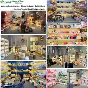 Cesta de Almacenamiento Redonda de Lona con Estampado Floral Boho y Bordado de Chenille, Plegable, <span class=keywords><strong>para</strong></span> Guardar Juguetes y <span class=keywords><strong>Ropa</strong></span> en la Habitación de los Niños - Product Image 6