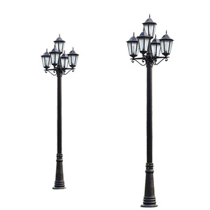 Waterproof Outdoor European-style <strong>Vintage</strong> <strong>Street</strong> Lamp Led Landscape Villa <strong>Lights</strong>, Outdoor Garden Community Courtyard High-pole h - Product Image 5