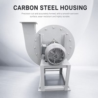 Ventilateur centrifuge à double entrée à pales courbées vers l'avant en acier inoxydable à faible bruit, entraînement direct 380V, haute efficacité pour CVC
