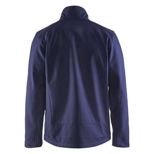 BLAKLADER - 495125178900XXXL Chaqueta softshell con bolsillos con cremallera Azul marino-EAN 7330509403853 CHAQUETAS DE TRABAJO - Product Image 3