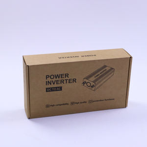 Caja de regalo de cartón elegante personalizada con impresión a una cara, caja de envío de papel kraft reciclable para accesorios electrónicos de teléfono. - Product Image 2