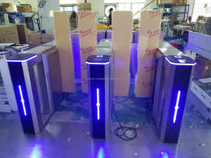 Torniquete de Altura Completa con Puerta Corredera, Lector de Tarjetas RFID, Barrera Deslizante, Torniquete Óptico, Éxito de Ventas 2023 - Product Image 2