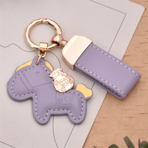 بالجملة عالية الجودة لطيف الحصان كيشاين حقيبة اكسسوارات بيع بالجملة الجلود المفاتيح - Product Image 5