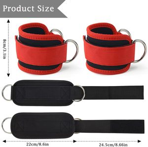 Sangles de cheville réglables pour machines à câbles et bandes de résistance, pour la protection pendant l'entraînement à domicile et en salle de sport CN;SHN - Product Image 2