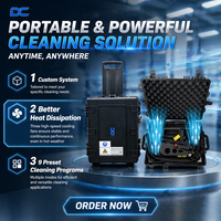 Nouvelle machine de nettoyage laser à fibre pulsée professionnelle 100W 200W 300W 500W 1000W sur chariot pour le décapage du bois, du métal, de la pierre, de la peinture et de la rouille