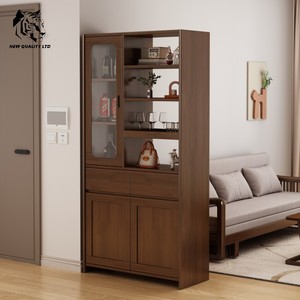 Meuble d'entrée en bois personnalisé avec logo, faible coût, petite quantité minimale de commande, expédition immédiate, fabriqué en Chine - Product Image 6