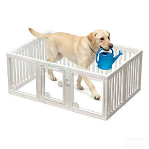 Corral para Perros de Plástico Moderno a Bajo Precio, Fácil de Montar, Plegable, para Cachorros y Mascotas de Tamaño Pequeño y Mediano, para Interiores - Product Image 6