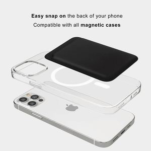 Portefeuille/Étui pour cartes en cuir PU à motif imprimé personnalisé, sans fermeture, pour iPhone séries 17/16/15/14/13/12 - Product Image 3