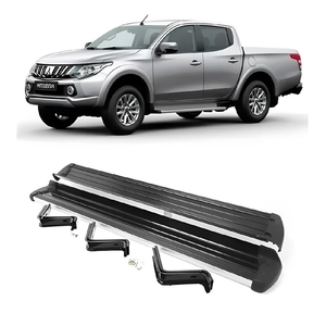 JOESHIER Estribos Laterales de Lujo y Protección Todoterreno de Aleación de Aluminio para Mitsubishi Triton L200 2015-2018, Fábrica China - Product Image 6
