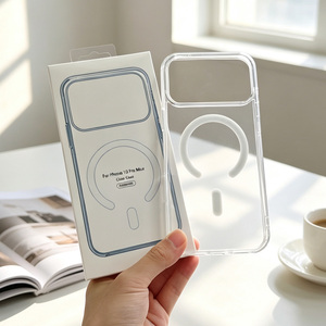 Funda Magnética Transparente de Acrílico JOYPORODO C010 para iPhone 18 17 16 Pro Max, Precio Bajo al por Mayor, Carcasa Transparente Antigolpes - Product Image 1