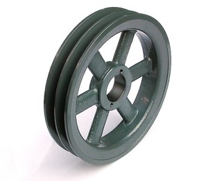 Motore trasportatore a doppia scanalatura a V puleggia personalizzabile in ghisa con boccola conica per industrie agricole con supporto OEM