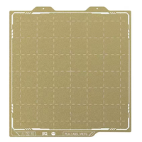 Pelat Cetak Suhu Rendah PEI 0.6kg untuk Printer Bamboo Lab P1P/P1S/X1C/X1E/A1/A1 Mini Meningkatkan Stabilitas
