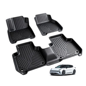 Alfombrilla de coche 3D TPE para todo tipo de clima, tipo bandeja profunda, para maletero y suelo, para Zeekr 001 <span class=keywords><strong>2021</strong></span> 2022 2023 2024, alfombra original para coche eléctrico - Product Image 1