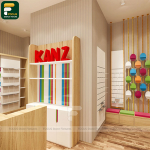 Premium Clothing Shop Display Cabinet Fashion Rack <b>Wall</b> Shelving Cashwrap Counter Boutique <b>Mirror</b> Unit - Product Image 3