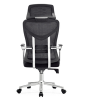 Chaise de bureau ergonomique pivotante en maille PP avec appui-tête, confortable, moderne, bon marché, pour ordinateur, design exécutif, vente en gros